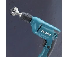 Makita 6413 Gręžtuvas, 450 W, 0-3400 min-1, ranka užveržiamas griebtuvas 10 mm, 1,3kg