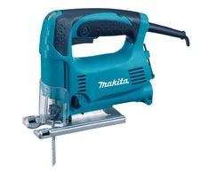 Makita 4329K Siaurapjūklis, 450 W, 65 mm, 500-3100 min-1, 3-jų pakopų švytuoklinis judesys, lagaminas 1,9kg
