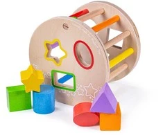 Dėlionė Big Jigs Bigjigs medinė formų rūšiuoklė (7 el.)