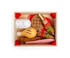 Big Jigs Bigjigs medinių mėsos produktų dėžutė (9 el.)