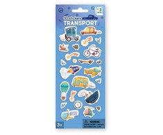 Dodo 3D lipdukai vaikams Transportas(24 vnt.)