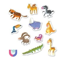 Dėlionė Dodo MON Magnetukų rinkinys Gyvūnai (10 el.)