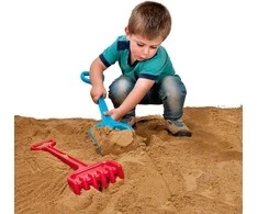 Miniland didelis smėlio kastuvas ir grėblys (50 cm)