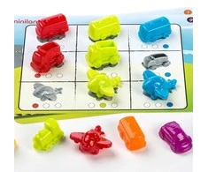 Miniland lavinamasis žaidimas Skaičiuok ir rūšiuok mašinas