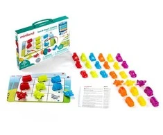 Miniland lavinamasis žaidimas Skaičiuok ir rūšiuok mašinas