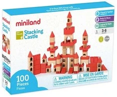Miniland medinė pilis (100 el.)
