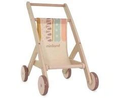 Miniland medinis vežimėlis lėlei