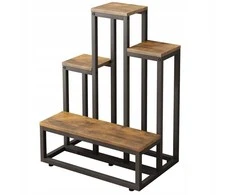 Rebiko Gėlių stovas pramoninis kaimiškos palėpės lentynos 67 cm