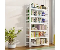 Rebiko Knygų spinta stovinti moderni spinta lentyna skandinaviško stiliaus 174 cm