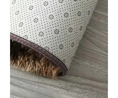 Rebiko Rudas pliušinis kilimas Minkštas triušio plaukuotas plaukuotas 100x150 cm xl storio