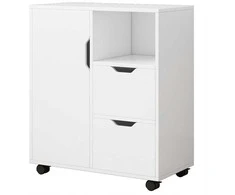 Rebiko Spausdintuvų stovas Stalas Knygų spinta 3 lentynos Modernus 60 cm