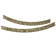 0.1 Pakabinama girlianda „Lietutis“ – auksinė, 15 cm, 2 m