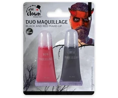 0.1 Veido dažai – juodi ir raudoni, 2 x 11 ml