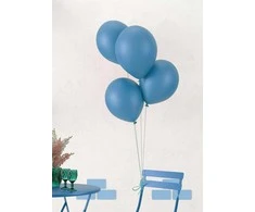 Balionai 30 cm mėlyni 10 vnt