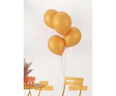 Balionai 30 cm oranžiniai 10 vnt