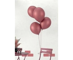 Balionai 30 cm rožiniai blizgūs 10 vnt