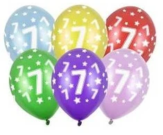 Balionai 7-as gimtadienis 30cm stiprūs