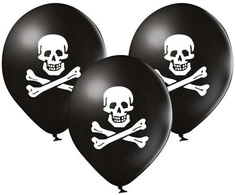 Balionai piratų vakarėliui ar helovinui