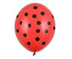 Party Deco Balionai stiprūs 30cm 6 vnt margi rausvi