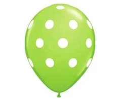 Balionai stiprūs 30cm 6 vnt margi žali