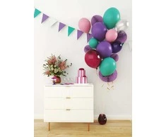 Balionų rinkinys 30 cm 10 vnt įvairių atspalvių "Violetinė"