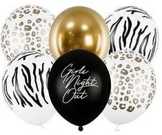 Balionų rinkinys "Girls night out" 30cm 6 vnt