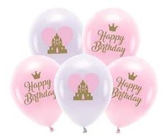 4dogs Balionų rinkinys "Happy Birthday To You" spalvoti 33cm 5 vnt