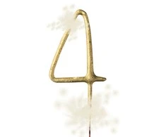 Bengališka šalta ugnelė skaičius "4"