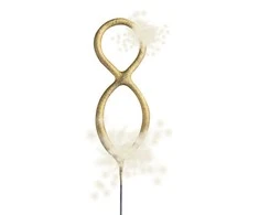 Bengališka šalta ugnelė skaičius "8"