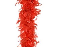 Boa raudonas 180cm