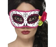Calavera kaukė rožinė