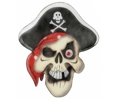 Dekoracija helovinui "Piratas" 48*56cm