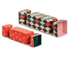 PartyDeco Dovanų dėžutės "Saldainis" 2 vnt 7*37cm ir 9*47cm