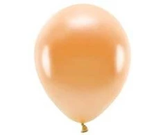 Eco balionai 10 vnt 30cm blizgantys oranžiniai