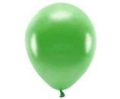 Eco balionai 10 vnt 30cm blizgantys tamsiai salotiniai