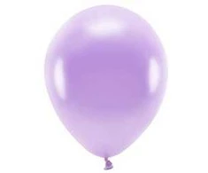 Eco balionai 10 vnt 30cm blizgantys violetiniai