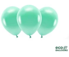 Eco balionai 10 vnt 30cm blizgantys žali