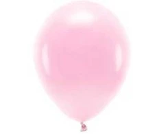 Party Deco Eco balionai 10 vnt 30cm šviesiai rožiniai