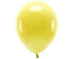 Eco balionai 10 vnt 30cm tamsiai geltoni