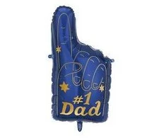 Folinis balionas "#1Dad" 46&amp;86.5cm