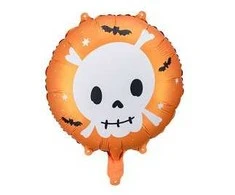 Party Deco Folinis balionas "Kaukuolė" 45cm helovino šventei