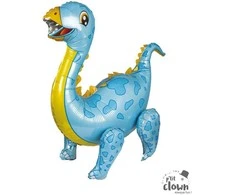 Folinis balionas "Melsvas dinozauras" 69*66cm