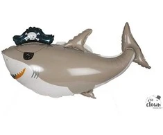 Folinis balionas "Ryklys-piratas" 89*54cm
