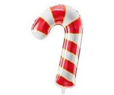 Party Deco Folinis balionas "Saldainis-lazda" raudonas 50&amp;82cm