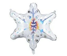 Party Deco Folinis balionas "Snaigė" holographic 64&amp;66cm
