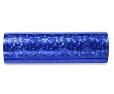 Party Deco Holografinė juostelė mėlyna 3.8m/18vnt