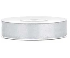 Party Deco Juostelė satino 12mm/25m pilka