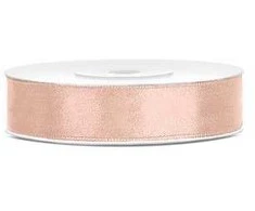 Party Deco Juostelė satino 12mm/25m šviesiai rusva