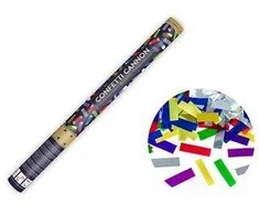 Party Deco Konfeti patranka įvairių spalvų 60cm 1 vnt