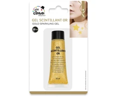 Kūno blizgučiai aukso spalvos 20 ml
